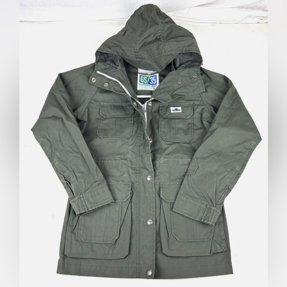 Penfield Hudson Wax Olive Military Parka Coat